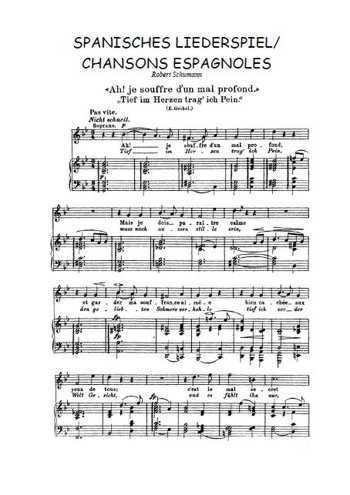 Spanisches liederspiel - Chansons espagnoles